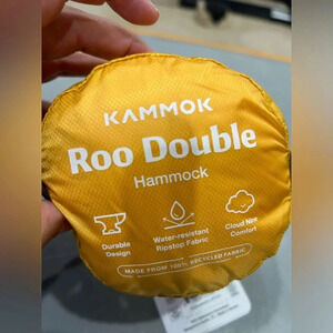 Kammok Roo Double Recycled Hammock Sunflower Gold NWT